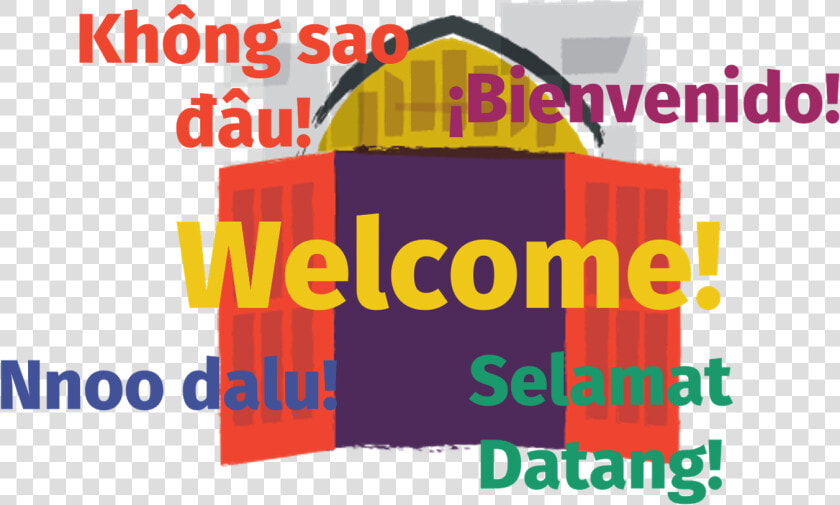 Although Welcoming Persons Of All Backgrounds  Creeds   Graphic Design  HD Png DownloadTransparent PNG