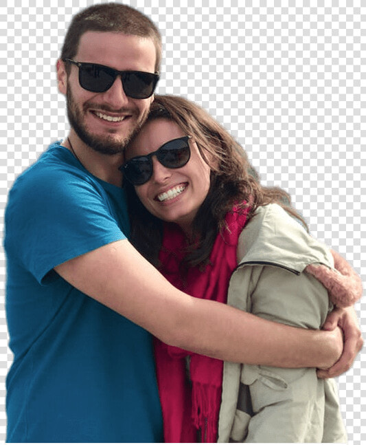 Couple Wearing Sunglasses   Pareja Con Gafas Png  Transparent PngTransparent PNG