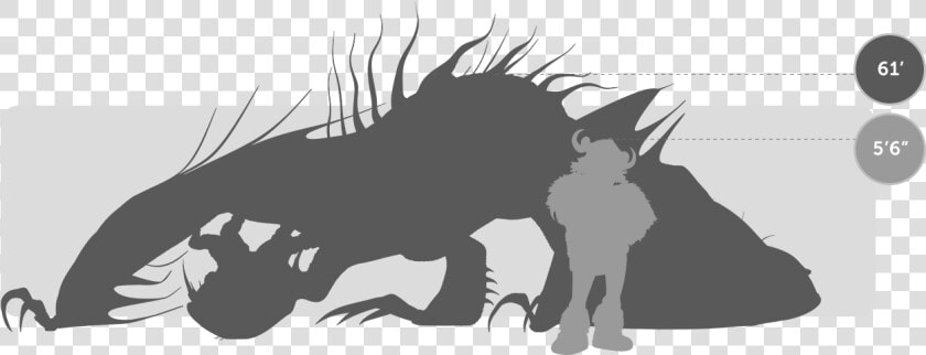 Snotlout And Hookfang Height Chart   Drawing Monstrous Nightmare How To Train Your Dragon  HD Png DownloadTransparent PNG