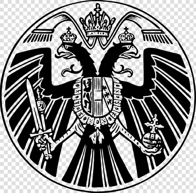 Visual Arts art monochrome Photography   Austrian Coat Of Arms Drawing  HD Png DownloadTransparent PNG