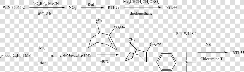 Rti 55 Syntheses   Troparil Synthesis  HD Png DownloadTransparent PNG