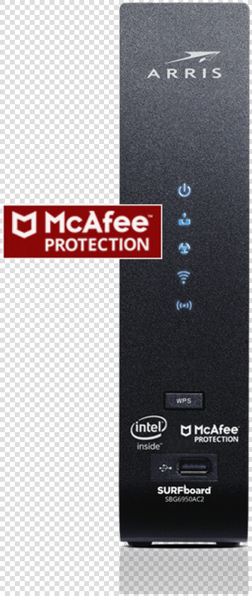 Sbg6950ac2 Cable Modem  amp  Wi fi Router With Mcafee   Cosmetics  HD Png DownloadTransparent PNG