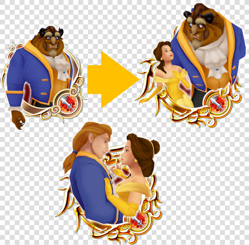 Kingdom Hearts Beast And Belle   Png Download   Belle Kingdom Hearts 2  Transparent PngTransparent PNG