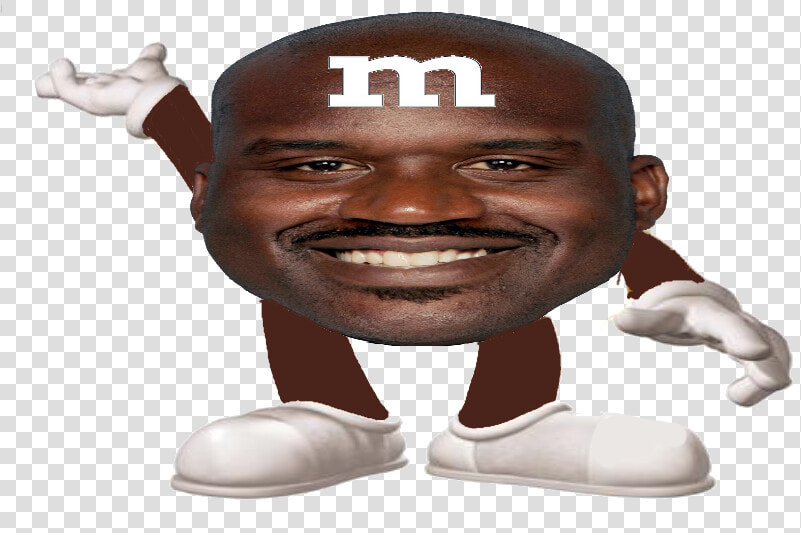 Transparent Shaq Face Png   M And M Shaq  Png DownloadTransparent PNG