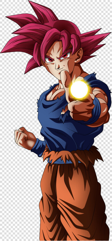 Super Saiyan God Goku By Angelarts2 dbsslu1   Goku Ssj God Dbs  HD Png DownloadTransparent PNG