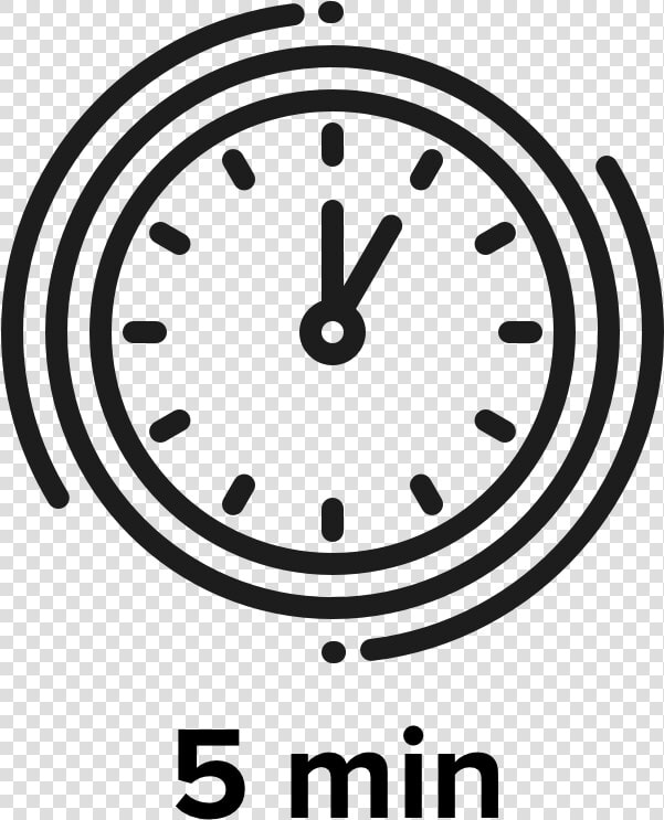 Clip Art 5 Minute Timer Clipart   Clock 5 Min Png  Transparent PngTransparent PNG