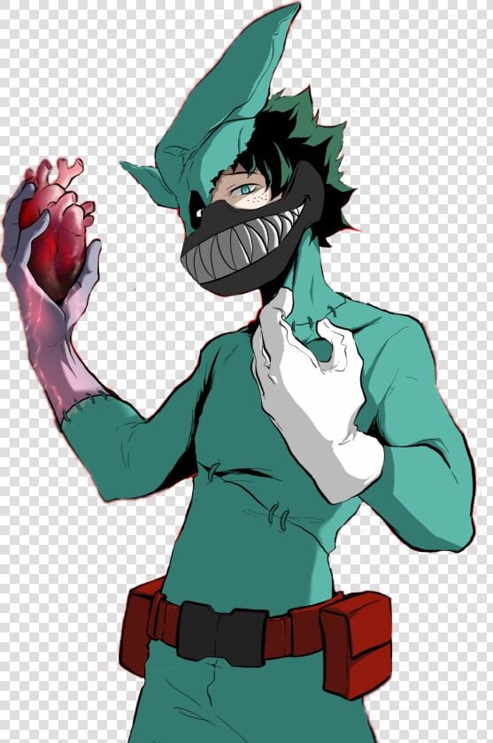 Vector Black And White Stock Villaindeku Izuku Midoriya   Izuku Midoriya Transparent Deku  HD Png DownloadTransparent PNG