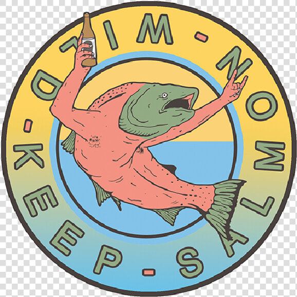 Keep Salmon Wild Salmon Arms Clipart   Png Download   Cartoon  Transparent PngTransparent PNG