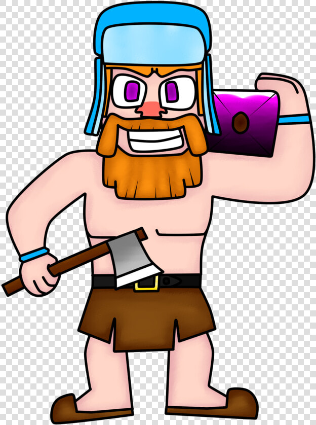 Vector Transparent Download Of Clash Royale By Junior   Lumberjack From Clash Royale  HD Png DownloadTransparent PNG