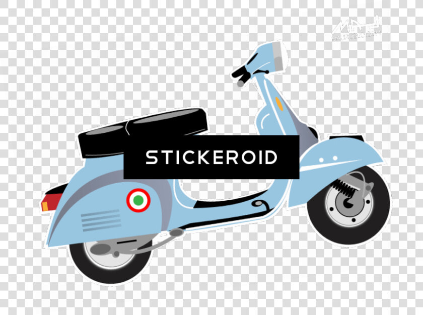 Scooter Vespa Side Illustration   Png Download   Vespa Vector Hd  Transparent PngTransparent PNG