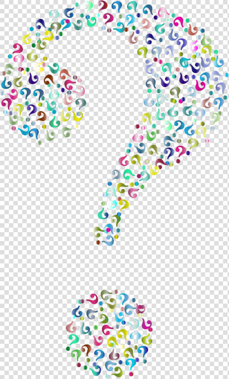 Prismatic Question Mark Fractal 5 No Background   Question Mark With Question Marks  HD Png DownloadTransparent PNG