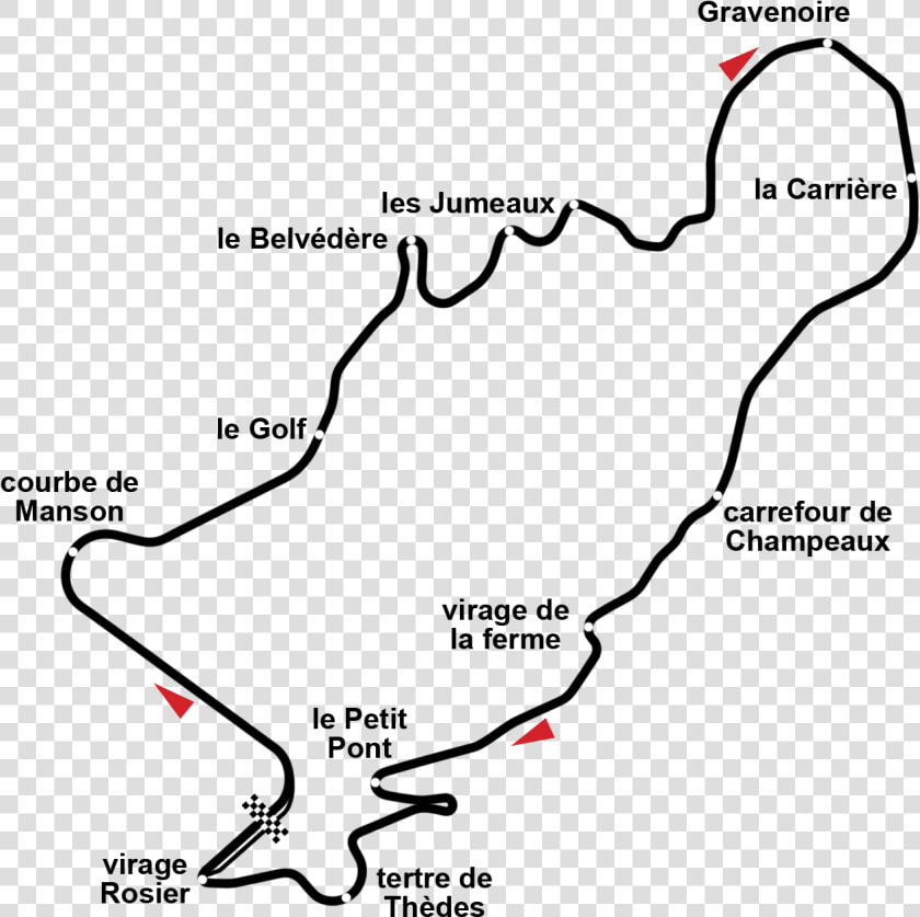 Circuit Charade 1958 1988   Clermont Ferrand Race Circuit  HD Png DownloadTransparent PNG