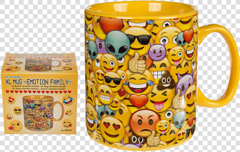 Taza Emoticonos Xl   Mug 1 Litre  HD Png DownloadTransparent PNG