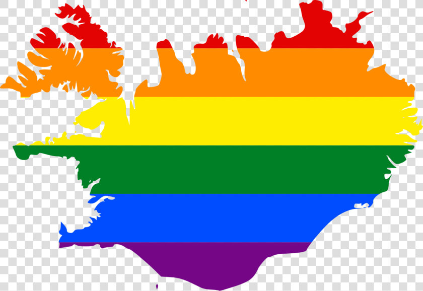 Lgbt Flag Map Of Iceland   Iceland Flag Png  Transparent PngTransparent PNG