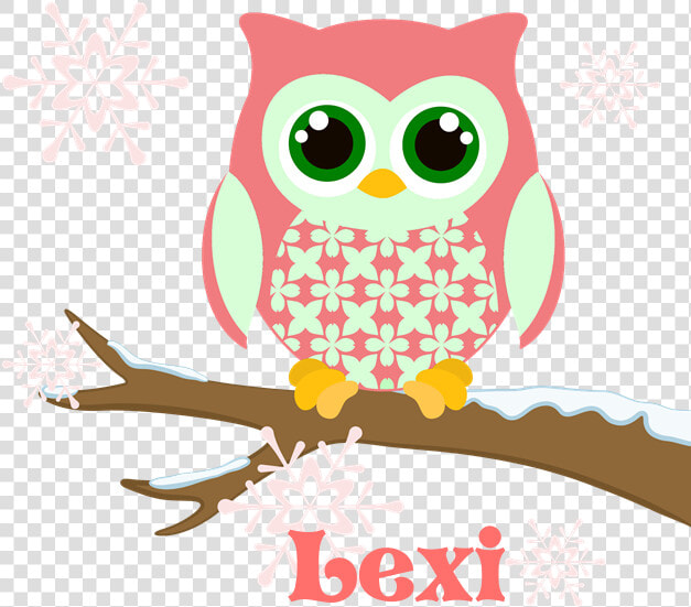 Custom Name Winter Owl Girl Throw Blanket Clipart     Owl  HD Png DownloadTransparent PNG