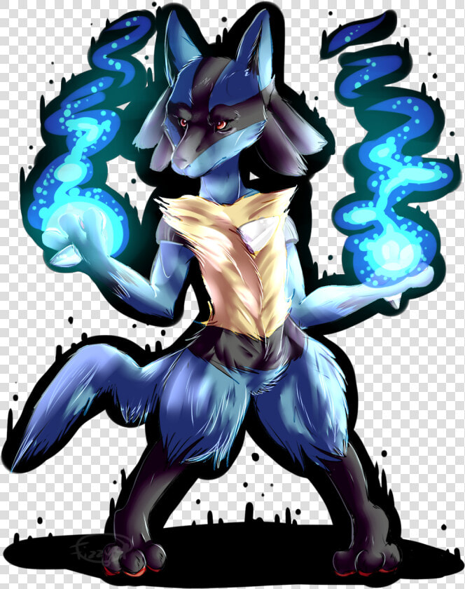 Realistic Ish Lucario time Took 2hr’s And 15 Minutes program   Illustration  HD Png DownloadTransparent PNG