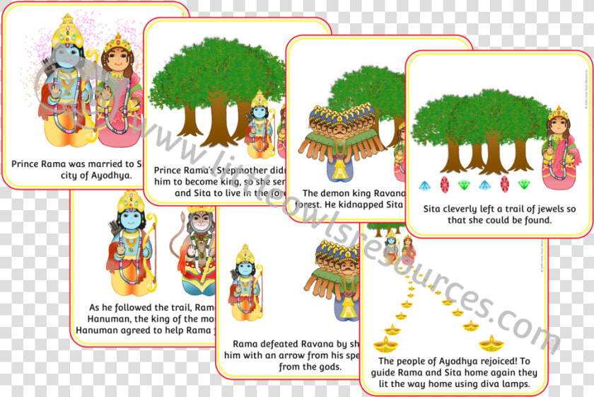 Diwali Story Sequence Cards Cover   Tree  HD Png DownloadTransparent PNG