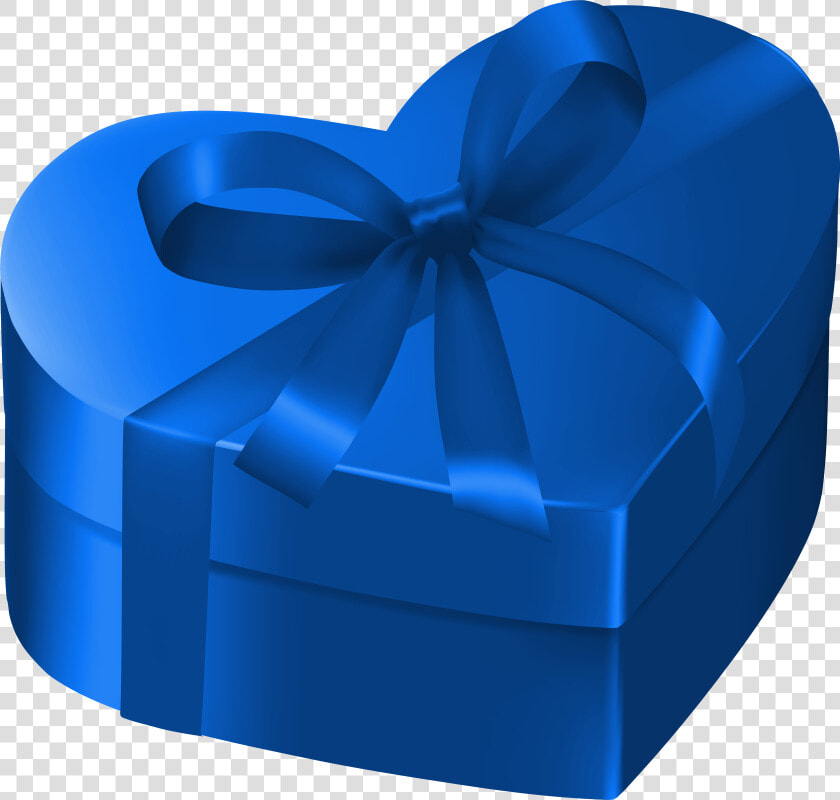 Blue Heart Gift Box Png Clipart Image Gallery Yopriceville   Gift  Transparent PngTransparent PNG