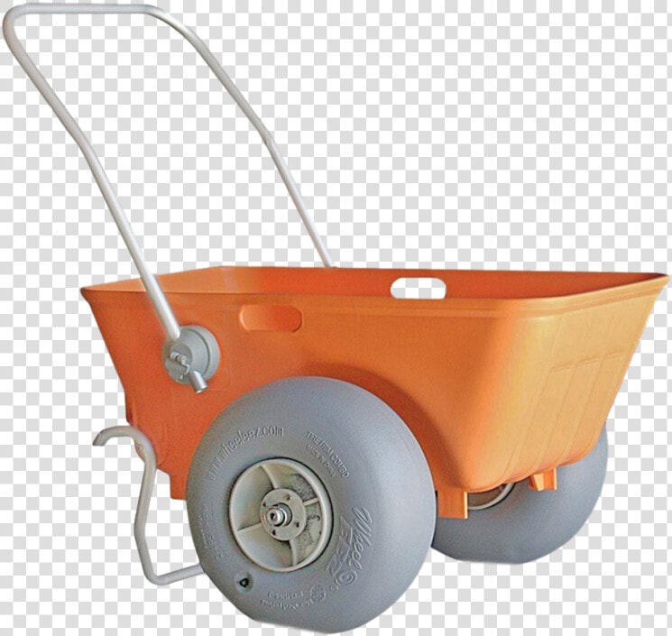 Transparent Beach Sand Png   Beach Cart With Big Wheels  Png DownloadTransparent PNG