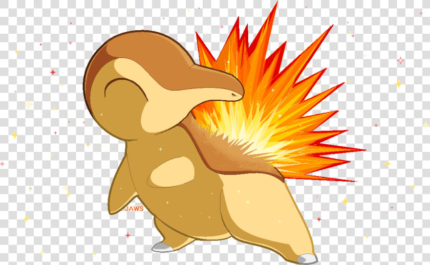 “ ☆ Cyndaquil ”   Shiny Cyndaquil Art  HD Png DownloadTransparent PNG