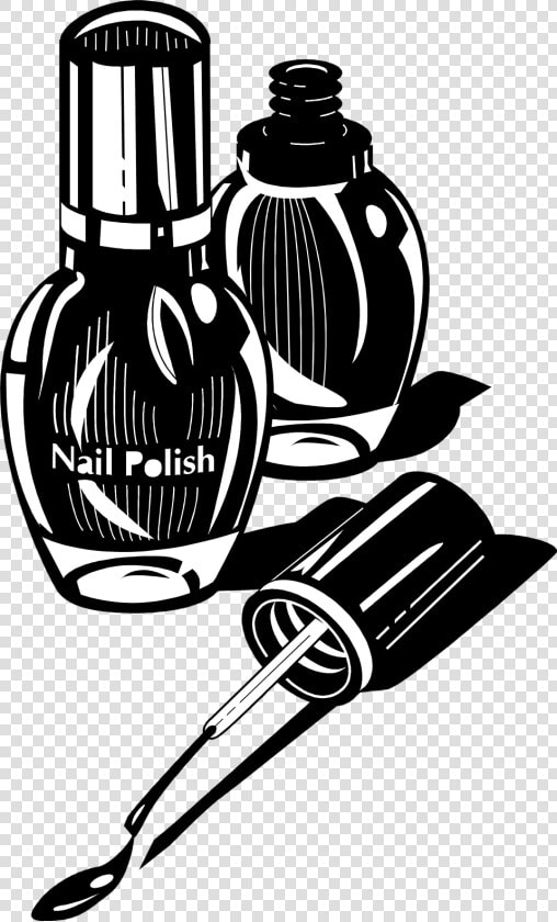 Nail Polish Clipart Black And White   Nail Art Logo Png  Transparent PngTransparent PNG