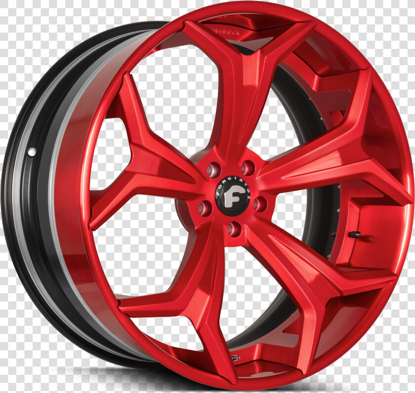 Forgiato Wheels forgiato Series f2   Forgiato Wheels 22 Red  HD Png DownloadTransparent PNG