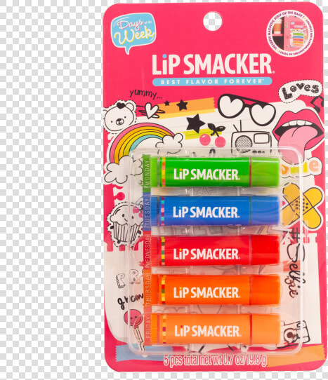 Days Of The Week Lip Balm Set   Lip Smacker Days Of The Week  HD Png DownloadTransparent PNG