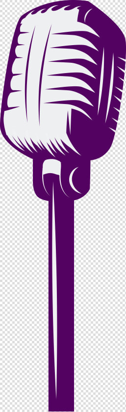 Microphone Clipart Purple   Transparent Purple Microphone  HD Png DownloadTransparent PNG