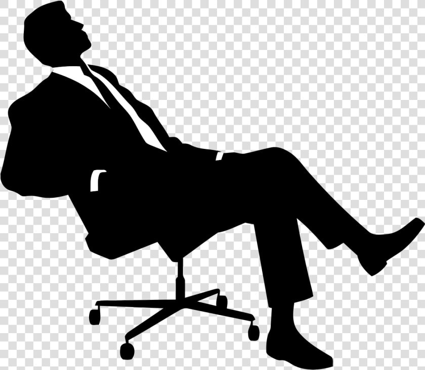 Sitting Man Png   Ceo Clipart Black And White  Transparent PngTransparent PNG