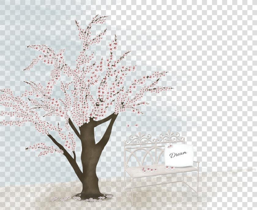 Blooming Cherry Tree1   Floral Design  HD Png DownloadTransparent PNG