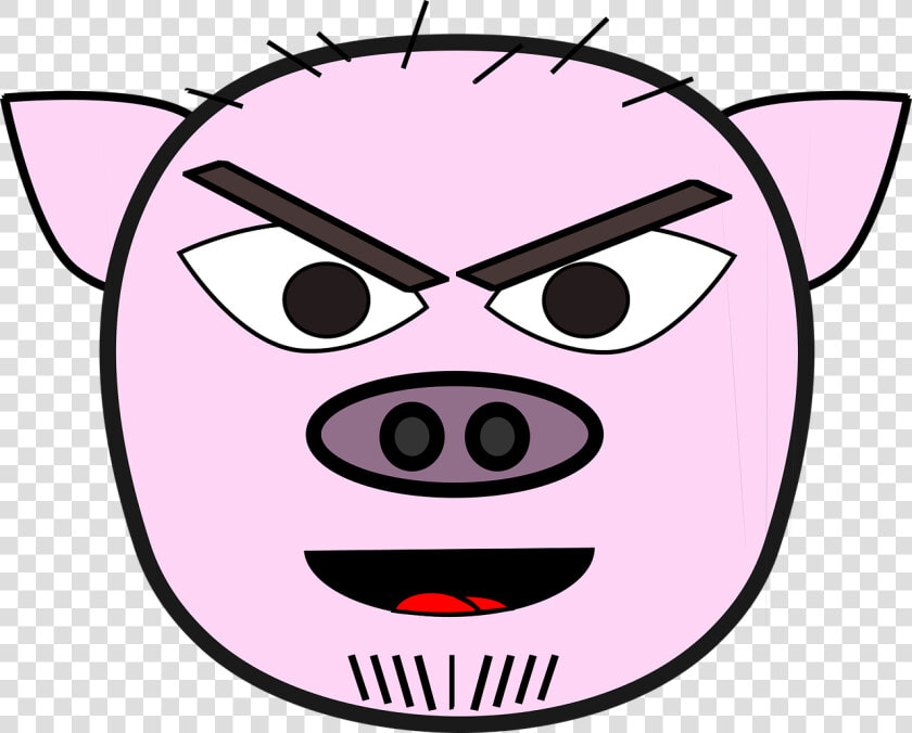 Angry  Anthropomorphized Animals  Evil  Head  Mean    Kepala Babi Png  Transparent PngTransparent PNG