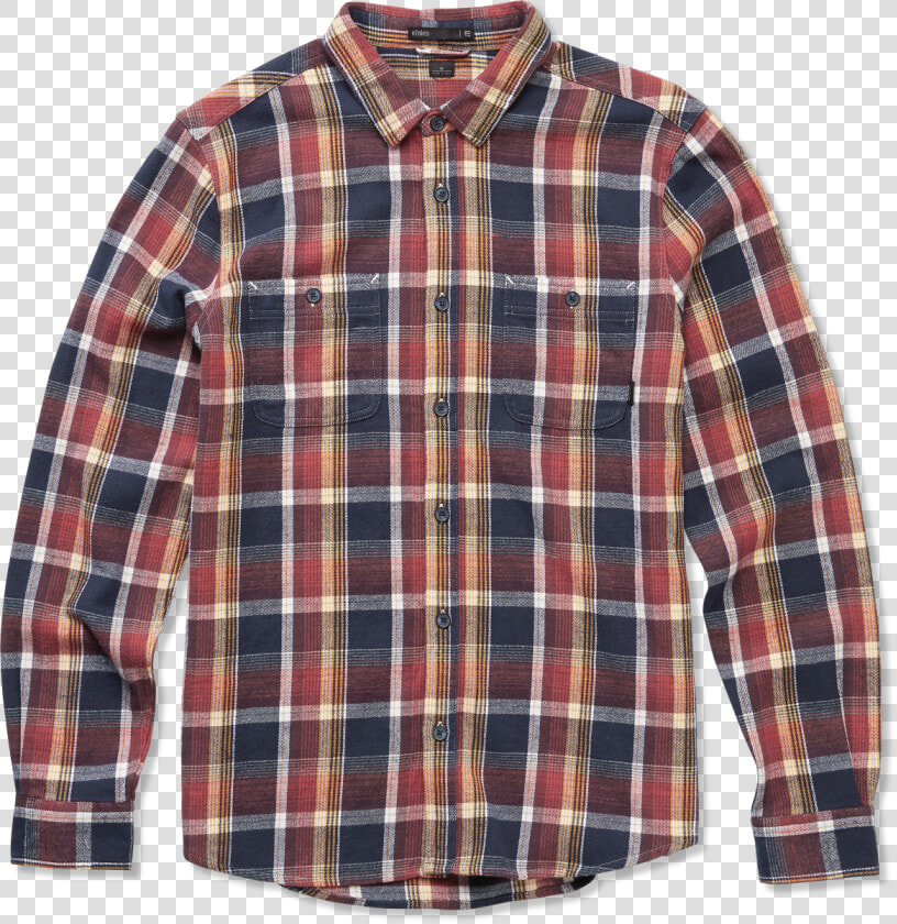 Ruskin Flannel   Brown navy   Hi res   Etnies  HD Png DownloadTransparent PNG