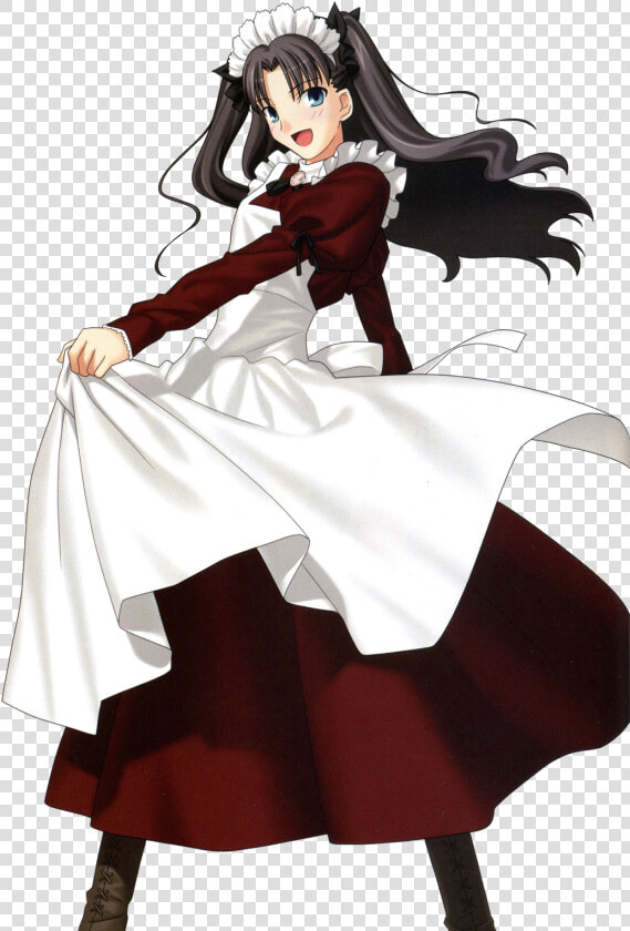 Today’s Maid Of The Day   Fate Tohsaka Rin Maid  HD Png DownloadTransparent PNG