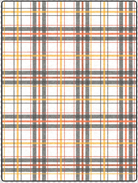 Orange  Black  White Blanket 50 X60   Plaid  HD Png DownloadTransparent PNG