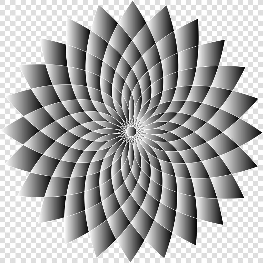 Prismatic Abstract Flower Line Art Ii 4 Clip Arts   Optical Illusion Spinning Disc  HD Png DownloadTransparent PNG