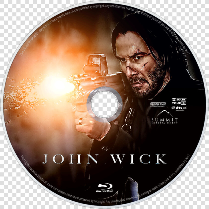 John Wick Bluray Disc Image  HD Png DownloadTransparent PNG