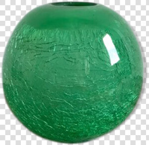 Cracked Glass Ball Vase Src Https   Ceramic  HD Png Download