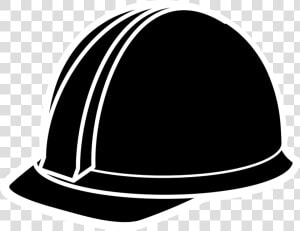 Hard hat  Black  Construction  Helmet  Safety  Isolated   Hard Hat Clipart Black  HD Png Download