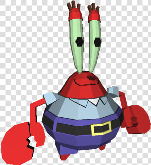 Mr Krabs 3d Model  HD Png Download