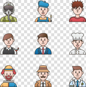 Male Occupations   Cartoon  HD Png Download