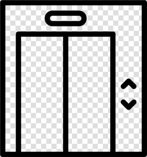 Elevator Icon Png   Transparent Cartoons   Elevator Black And White  Png Download