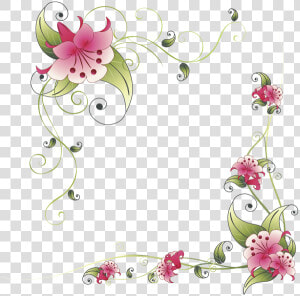 Transparent Clipart Rahmen Blumen   Border Design  HD Png Download