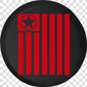 Jeep Wrangler Tire Cover With Tactical Military Star   Circle  HD Png Download