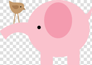 Elefante Para Baby Shower En Rosa   Elefantes Rosados Para Baby Shower  HD Png Download