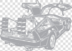 Back To The Future Car Flying Png   Back To The Future Car Vector  Transparent Png