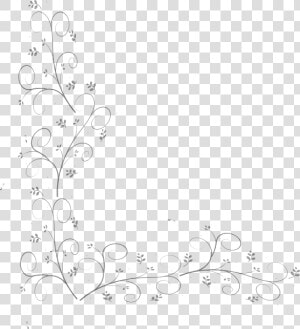 Purple Corner Border Clip Art At Clker   White Corner Border Clipart  HD Png Download