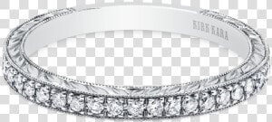 Carmella Platinum Ladies Wedding Band Cottage Hill   Sorköves Gyémánt Gyűrű  HD Png Download