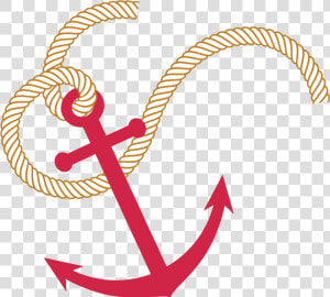 Nautical Anchor   Transparent Anchor With Rope  HD Png Download