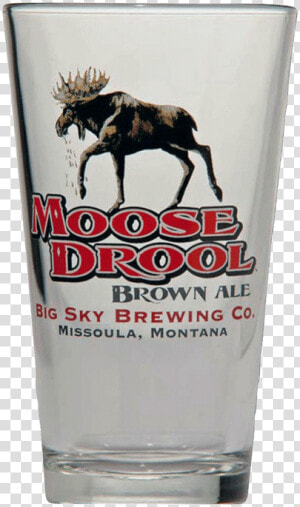 Big Sky Moose Drool Glass   Pint Glass  HD Png Download