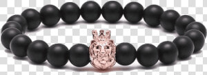 Road To Man Bracelets Crowned Lion Beaded Bracelet   Pulseras De Hombre De Moda  HD Png Download